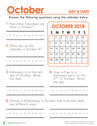 Day And Date 2nd Grade Calendar Worksheets Education Com Teaching Calendar Calendar Worksheets Calendar Skills