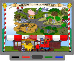 I like this game, it is amazing ! Alphabet Zoo Aprender Letras Con Una Zoo Para Letras Smart Board Lessons Kindergarten Technology Phonics