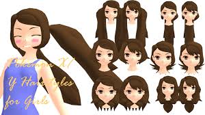 The selection fits gals with long or short hair alike, as well as straight or curly locks alike. Mmd Pokemon Xy Girls Hairstyles Dl By Celestcrowesilvari On Deviantart