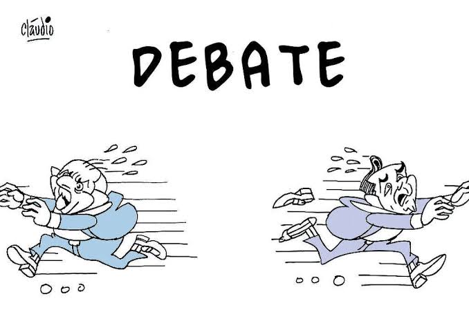 X-এ Folha de S.Paulo: "#charge Cláudio Hebdô | Lula e Flávio a ouvirem a palavra debate https://t.co/7cBIOvPC1p" / X