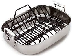 Allclad 5014 Stainless Steel Petite Roti Roasting Pan Cookware 14inch By 11inch Silver You Can Get More Details By Click Roasting Pan Roasting Racks Roaster