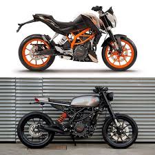 Venez Comme Vous Etes Chez Macchina Bendita 4h10 Ktm Cafe Racer Velos De Cafe Racer Cafe Racer