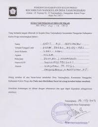 15 Contoh Surat Pernyataan Belum Menikah Surat Tulisan Penyakit