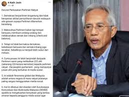 Kebebasan bersuara, bukan kebebasan berbohong. Darurat Perkasakan Parlimen Rakyat