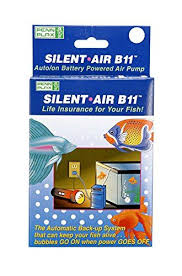 Silent Air B11 Battery Operated Aquarium Air Pump For Power Outage Automatic Turn On Keeps Fish Safe Up To 29 Gallons Lea Aquarium Air Pump Air Pump Fish Pet