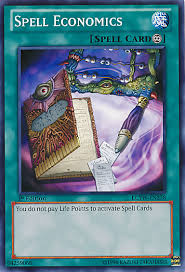 Not to mention it was way better than any of the games konami themselves made for yu gi oh. Spell Economics Yu Gi Oh Wiki Fandom Spell Card Spell Cards Yugioh Cards
