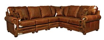 Our leather sectional sofas come in a variety of different styles, from casual to more elegant, and using a variety of different types of leather. Rustic Western Sectional Sofas Mountain High Furniture Colorado