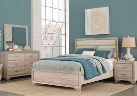 Bedroom furniture set queen size 5 piece complete, bed, nightstand & dressers shiplap walnut wood (chester long dresser a643) $839.00 $ 839. Marlow Natural 5 Pc Queen Panel Bedroom Bedroom Sets Queen King Bedroom Sets Bedroom Sets