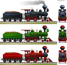 Cartoon Steam Train Vector Material Steam Locomotive Train Illustration Train Drawing