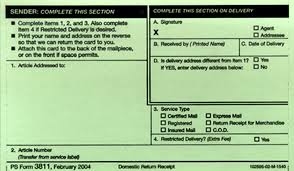 In the certified mail service, the proof of the delivery record is not mailed to the sender on its own. Stamps Com Usps Return Receipt Electronic Return Receipt