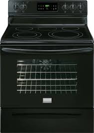 Locate the oven lockout pad. Frigidaire Gallery 30 Freestanding Electric Range Black Fgef3032mb