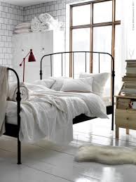 Lillesand Wrought Iron Bed Ikea Guest Bedroom Inspiration Bedroom Inspirations Iron Bed Frame