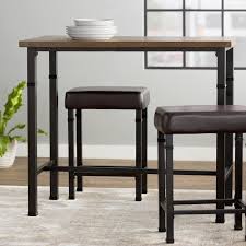 This florence pub table is available in nine beautiful colors, so you can choose the finish that matches your home: Sevigny 3 Piece Pub Table Set Pub Table Sets Pub Table Bar Table