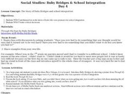 Click on the video preview to see what is included! Ruby Bridges Lesson Plans Worksheets Lesson Planet