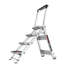 Maybe you would like to learn more about one of these? Buy Little Giant Ladder Systems 10410ba Safety Step Ladder Four Step With Bar 2 X 11 Inch Online In Turkey B00005v5me