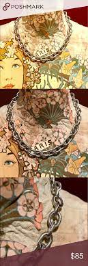 Rare Htf Milor Chunky Chain Stainless Steel Vintag In 2021 Womens Jewelry Necklace Chain Link Necklace Italian Silver Chain