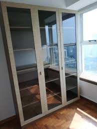 Designed to last, this bookcase combines quality and attractiveness. Bookshelf With Glass Door Furniture Shelves Drawers On Carousell