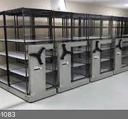 Rolling Shelves On Tracks