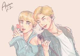 S board jin & rm, followed by 1107 people on pinterest. Jin Rm And Fanart Image 6016536 On Favim Com