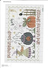 Small roses alphabet, free cross stitch patterns and charts. Pumpkin Soup Witches In Cs Cross Stitch Fall Cross Stitch Cross Stitch Designs