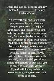 This will give a personal touch to your vows and show your partner how you see your relationship these wedding vow examples are in both excerpts and video formats. 22 Examples About How To Write Personalized Wedding Vows Weddinginclude Wedding Vows To Husband Traditional Wedding Vows Wedding Vows That Make You Cry
