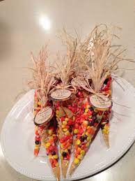 Thanksgiving Place Setting Or Thank You Gift Easy To Make I Filled Icing Bags With Thanksgiving Decorations Diy Thanksgiving Party Favors Thanksgiving Favors