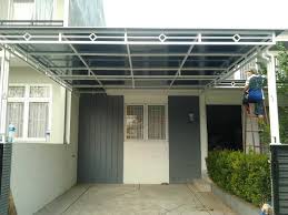 Model atap rumah setengah pelana minimalis. 20 Desain Kanopi Minimalis Untuk Teras Depan Rumah
