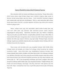 Related posts to contoh karangan berformat surat kiriman rasmi stpm. Laporan Masalah Kerosakan Jalan Raya Di Kampung Tegayong