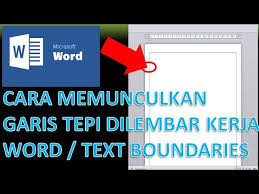 Terutama bagi para pemula yang masih awam tentang software pengolahan kata. Cara Membuat Garis Tepi Dimicrosoft Word Teks Boundaries Youtube