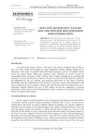 Learn how to convert a pdf into another document format. Pdf Arts And Aesthetics Nature And The Specific Relationship And Interaction