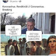 Az egyetem épületeit, rendezvényeit, tanóráit kizárólag a koronavírusos. A Legjobb Koronas Memek Mai Moni
