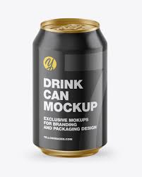 Download Metallic Drink Can W Glossy Finish Mockup In Can Mockups On Yellow Images Object Mockups PSD Mockup Templates