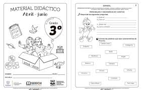 Formas de vida de los pueblos originarios del actual territorio argentino en el pasado y en el 1. Material Didactico Del Tercer Grado Del Tercer Trimestre Ciclo Escolar 2018 2019 Abril Junio Material Educativo