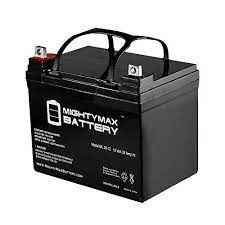 Marineelectronics 12v 35ah Light Trolling Motor Battery Sevylor Minn Kota We Are Presently Offering The Popular 12v 35a Deep Cycle Battery Mighty Max Battery