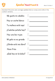 Songs In Spanish Worksheet For Kids Worksheets For Kids Spanish Printables Homeschool Spanish