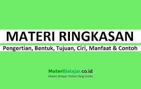 Dalam kamus besar bahasa indonesia (kbbi), sinopsis adalah ringkasan karangan yang biasanya diterbitkan bersama dengan karangan asli yang komik: Pengertian Ringkasan Bentuk Tujuan Ciri Ciri Manfaat Dan Contoh