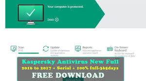Kaspersky antivirus software is very good, but what if you don't want to use it? Kaspersky Antivirus New Full Verion 2016 To 2017 Serial 100 Full 365days Free Download Youtube