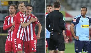 After supercup in dortmund nagelsmann: Sc Freiburg Borussia Monchengladbach 1 0 Joker Petersen Und Doppel Rot Bitterer Abend Fur Bmg