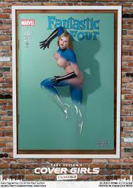 Invisible Woman Fantastic Four NUDE Pin-up 'cover Girls - Etsy UK