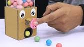 Storage ribbon in glass jars to make it easy to access. How To Make Gumball Candy Dispenser Machine From Plastic Bottle Diy Mini Candy Machine At Home Youtube