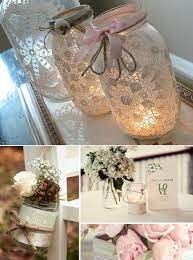Romantic Mason Jar Ideas 001 Mason Jar Wedding Mason Jar Centerpieces Wedding Jars