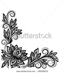 Henna Border Stock Photos Images Pictures Lace Tattoo Design Floral Pattern Design Flower Tattoo Designs