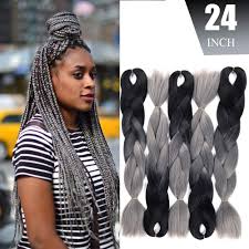 What is the difference between kanekalon and synthetic hair? Amazon Com Silike 24 Jumbo Braid Kanekalon Hair 5 Pieces Jumbo Braiding Hair Extension Promotion For Festivals Black Dark Grey Beauty