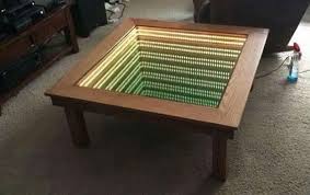 How To Build An Infinity Table 14 Pics Infinity Table Coffee Table Colorful Coffee Table