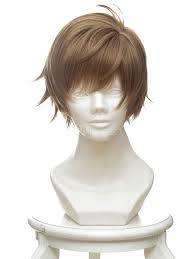 Anime Game Boy Cosplay Halloween Light Brown Wig Milanoo Com