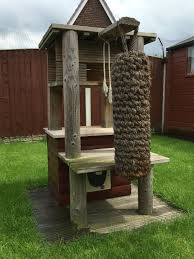 Cat Play Tower Out Door Home Made Diy Cat Tower Den For My Bengal Cats Katzen Spielplatz Katzengehege Katzenhaus