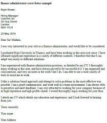 Brooks, my name is adrienne sanders and i would like to be considered for the financial administrator position with company name. Finance Administrator Cover Letter Example Learnist Org