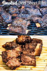 · smoke the ribs at 225 for about two hours until . Smoked Beef Short Ribs Grilled Short Ribs On The Big Green Egg
