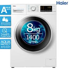 Für mittlere haushalte, die aus drei bis welche waschmaschine mit 8kg ist die beste? Waschmaschine A 40 Haier Hw80 B1439 Frontlader 8kg Dampffunktion Aquaprotec Ebay