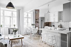 Fotos de decoración de baños pequeños. Cocina Abierta En Un Piso Pequeno Delikatissen